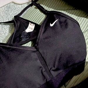 Nike Women's Black and White Sports Bra
